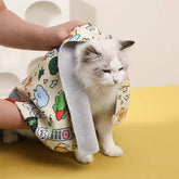 控猫布80cm*80cm【不配合清洁眼睛耳朵刷牙剪指甲的猫都适用】